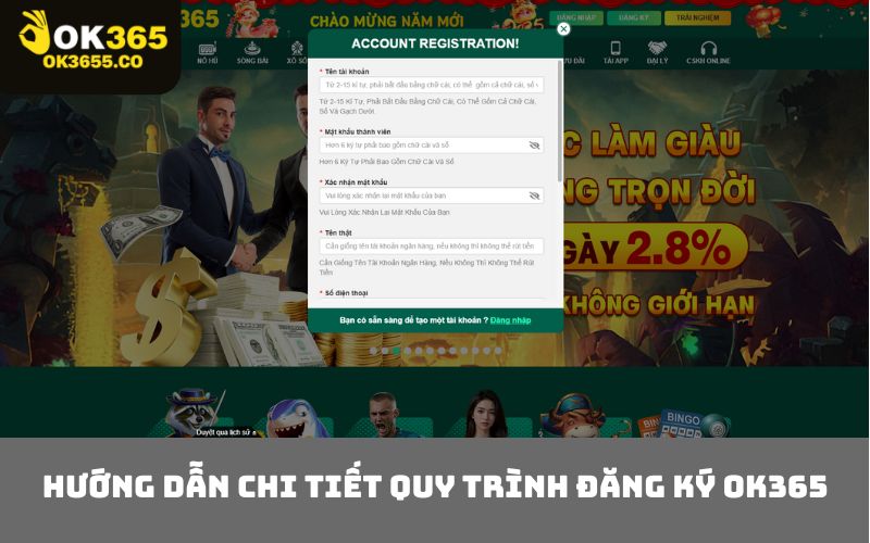 Hướng Dẫn Chi Tiết Quy Trình Đăng Ký OK365