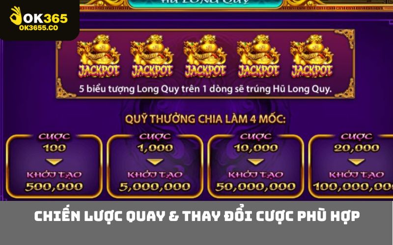 Chiến Lược Quay & Thay Đổi Cược Phù Hợp