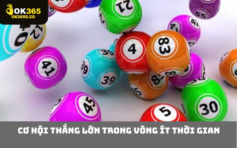 Cơ hội thắng lớn trong vòng ít thời gian