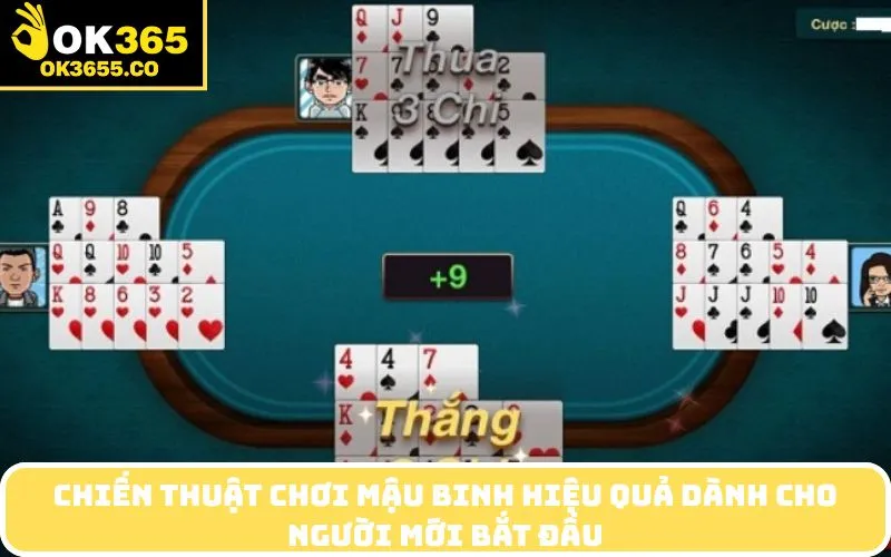 Chiến thuật chơi Mậu Binh hiệu quả dành cho người mới bắt đầu